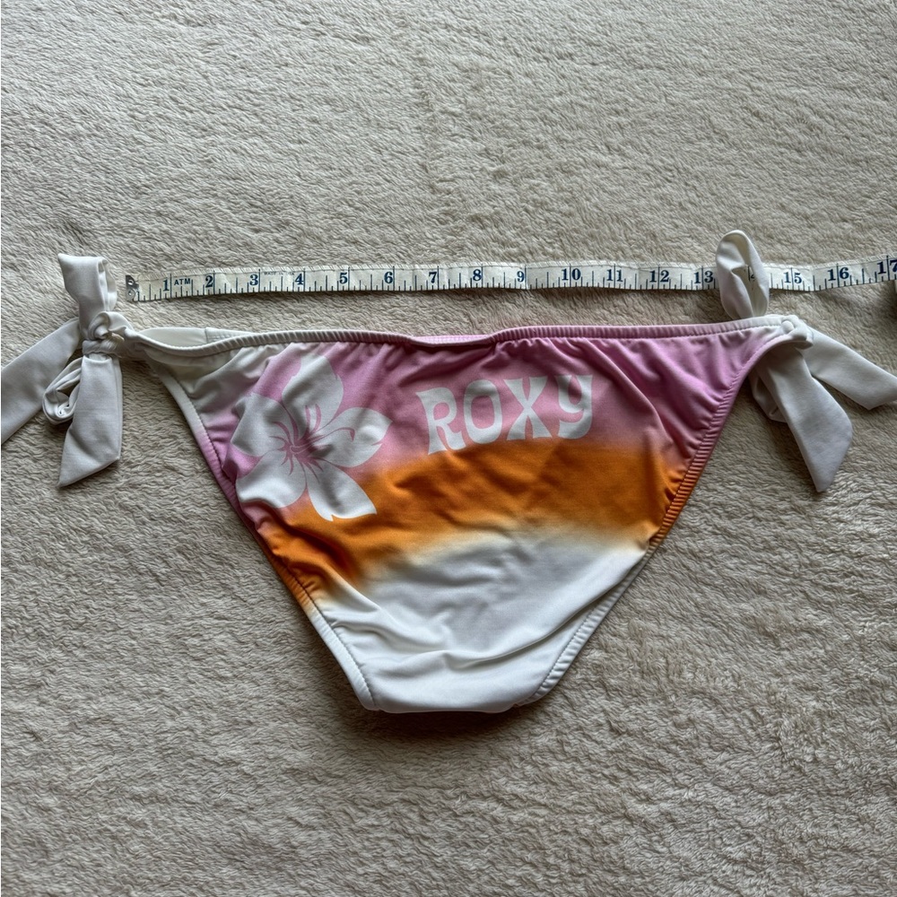 Roxy Side Tie Bikini bottom low rise Size L NOT AVAILABLE
